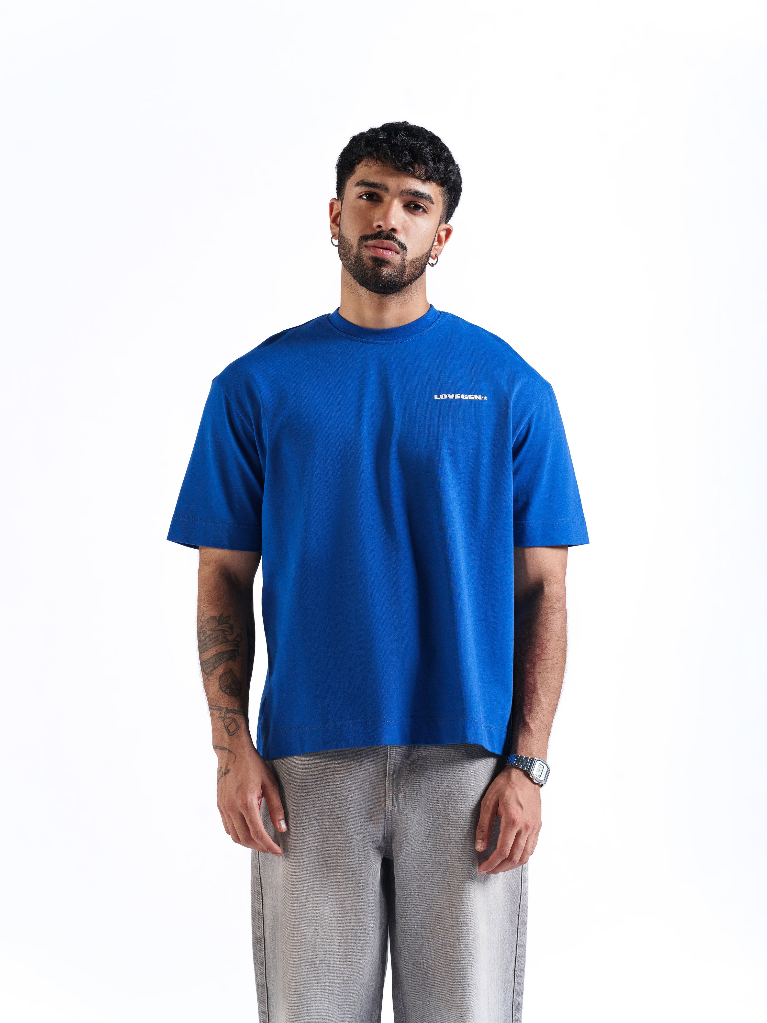 THE BLAZE TEE BLUE