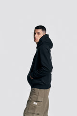 UNISEX SKULL HOODIE BLACK