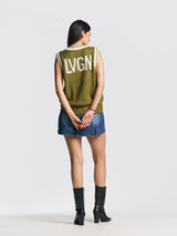 UNISEX SLEEVELESS VEST GREEN