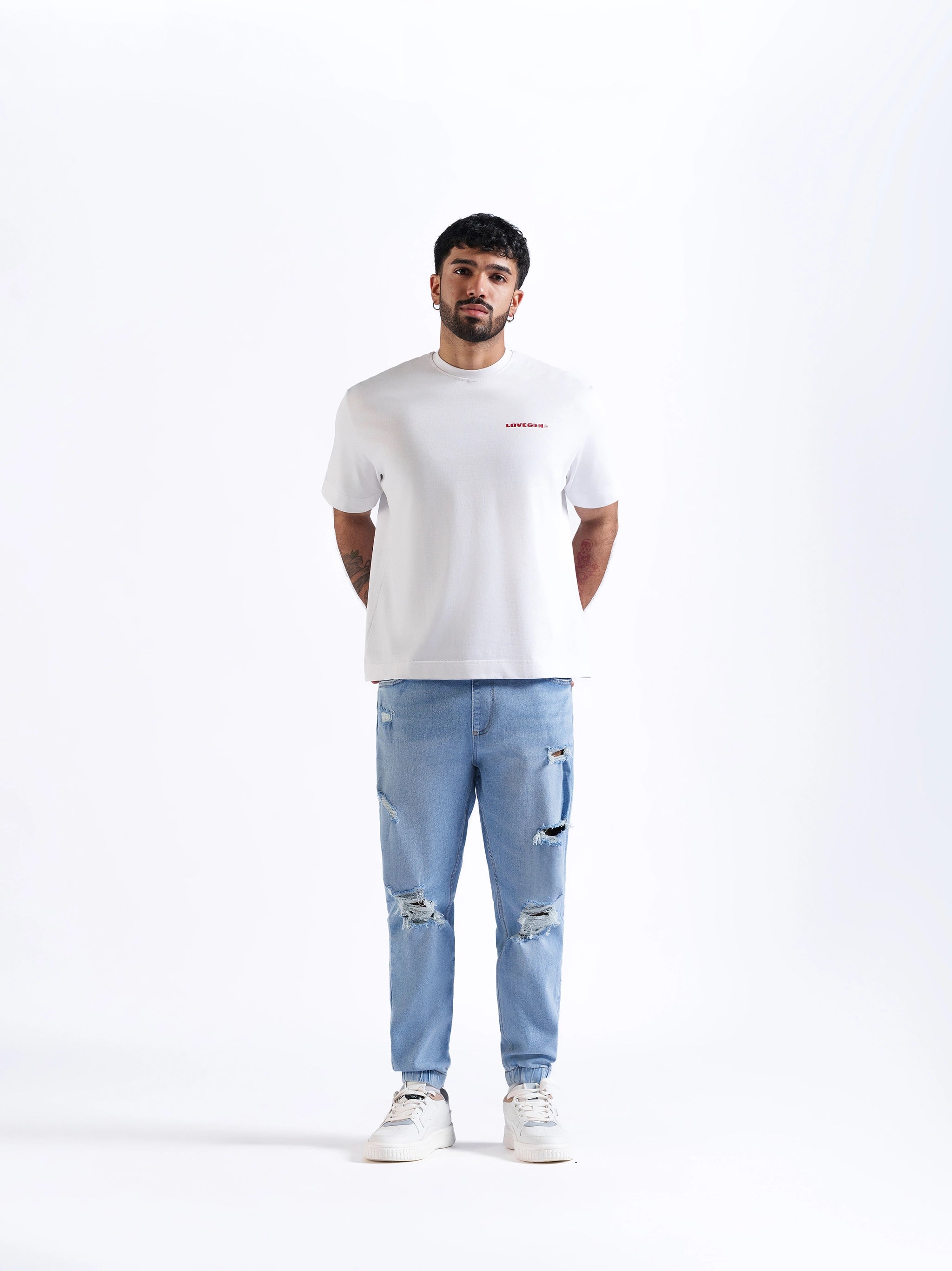 Basic Joggers Light Blue