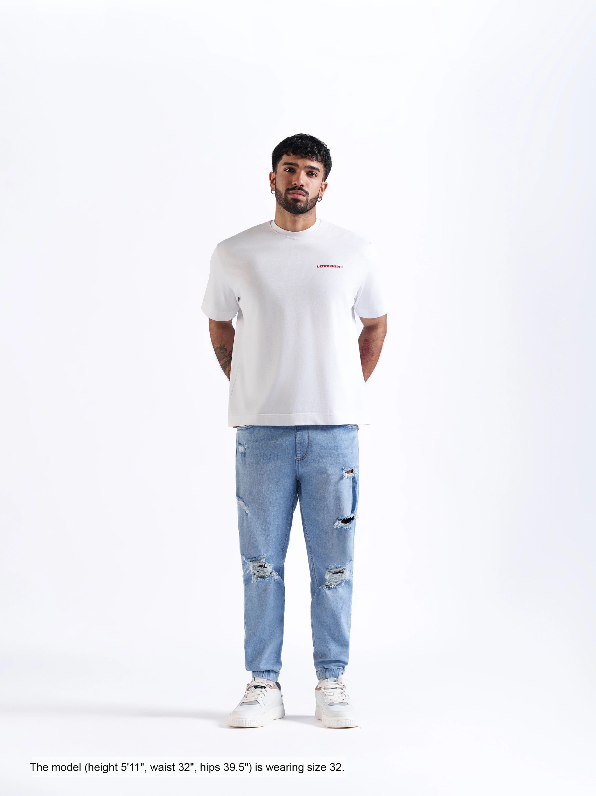 Basic Joggers Light Blue