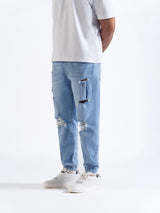 Basic Joggers Light Blue