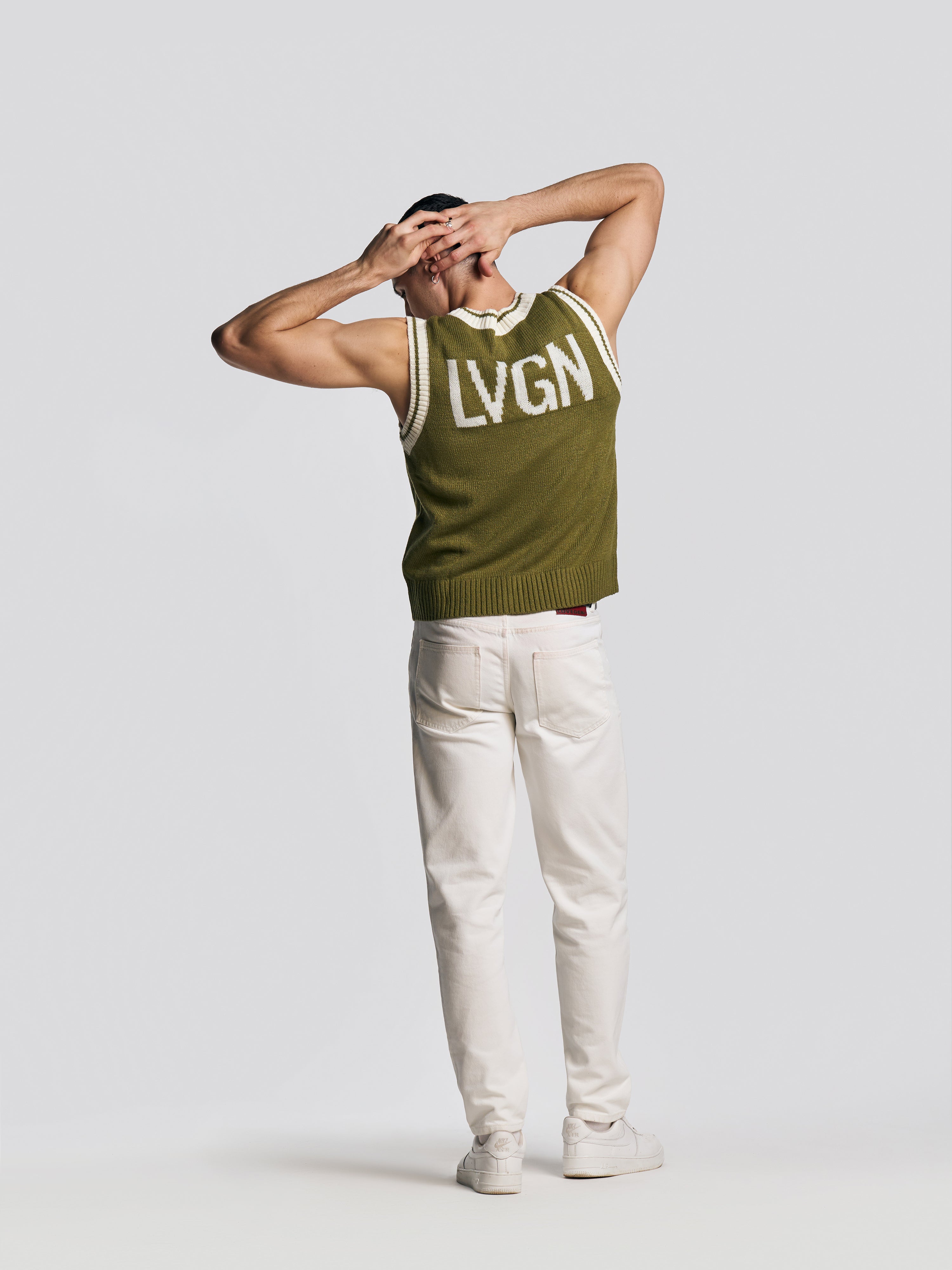 UNISEX SLEEVELESS VEST GREEN