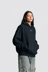 UNISEX SKULL HOODIE BLACK