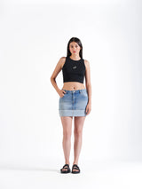 Mini Denim Skirt