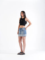 Mini Denim Skirt