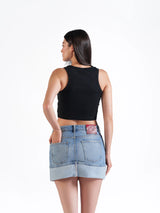Mini Denim Skirt