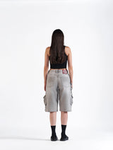 Utility Cargo Jorts  Grey