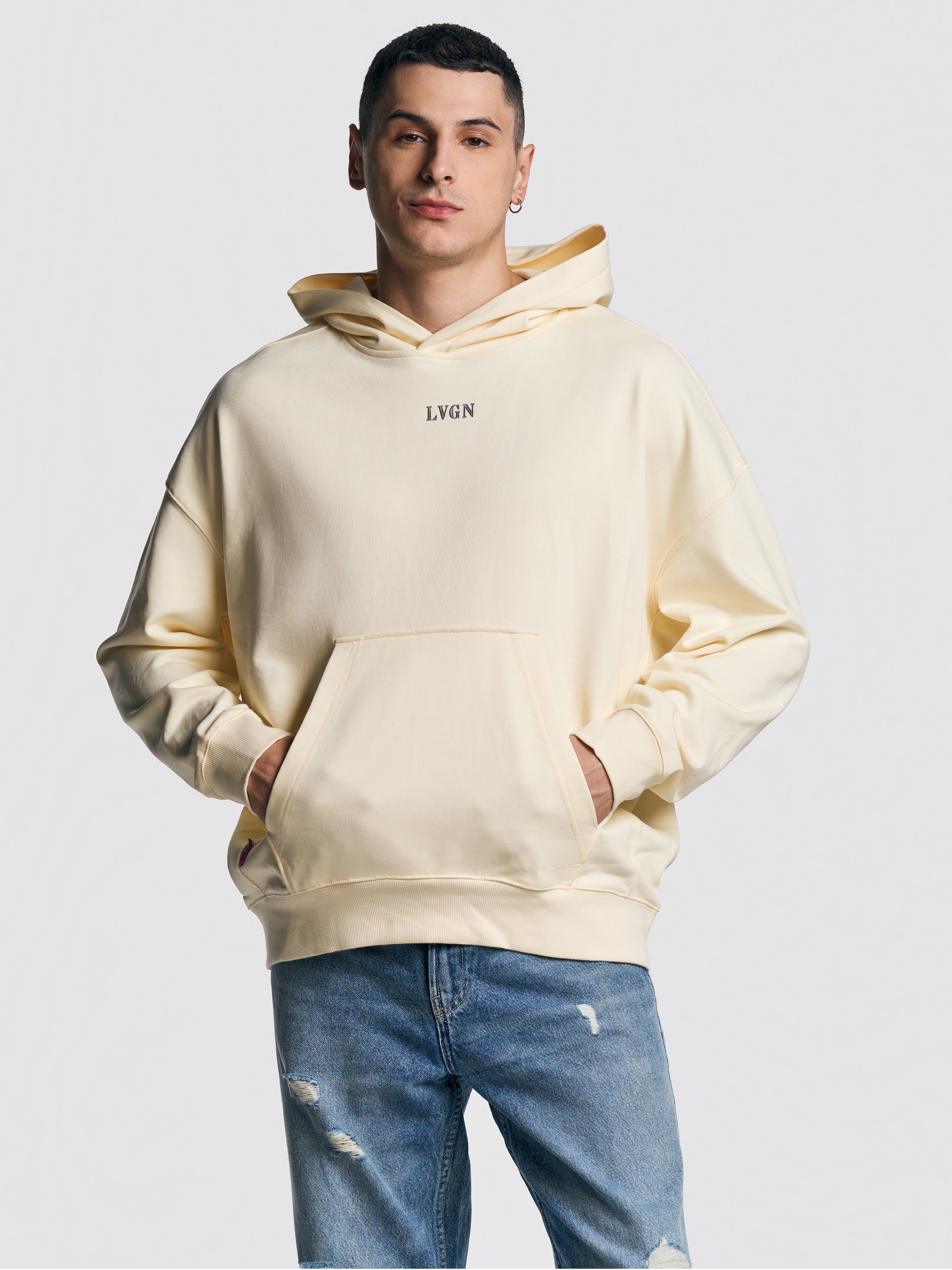 UNISEX ANGEL HOODIE CREAM