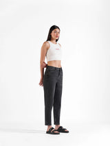 Mom Fit Jeans Black