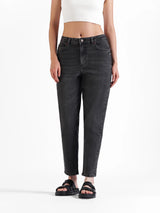 Mom Fit Jeans Black
