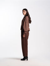 UNISEX BLAZE BROWN SLOUCHY JEANS
