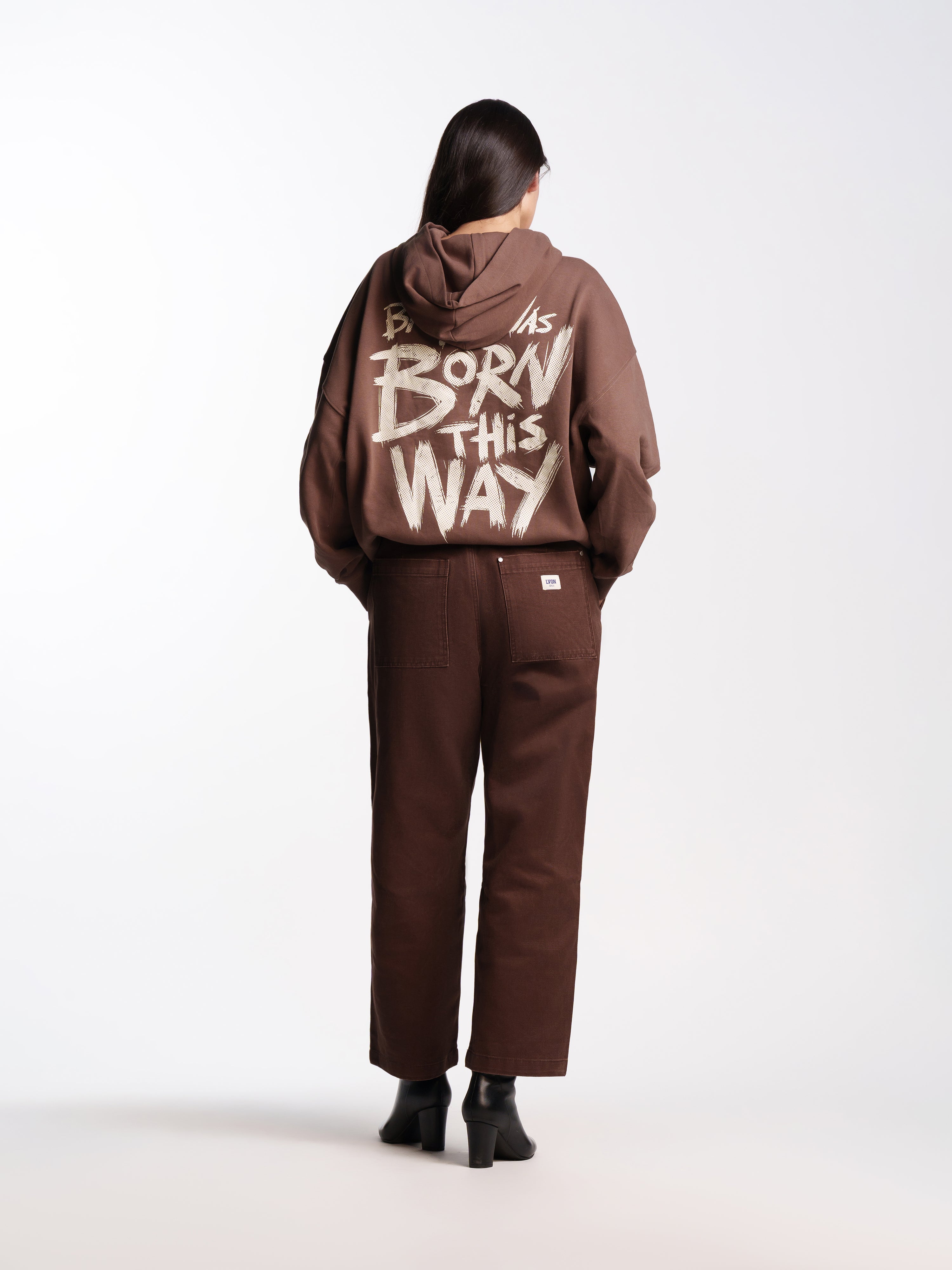 UNISEX BLAZE BROWN SLOUCHY JEANS
