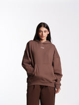 UNISEX BORN THIS WAY HOODIE BROWN