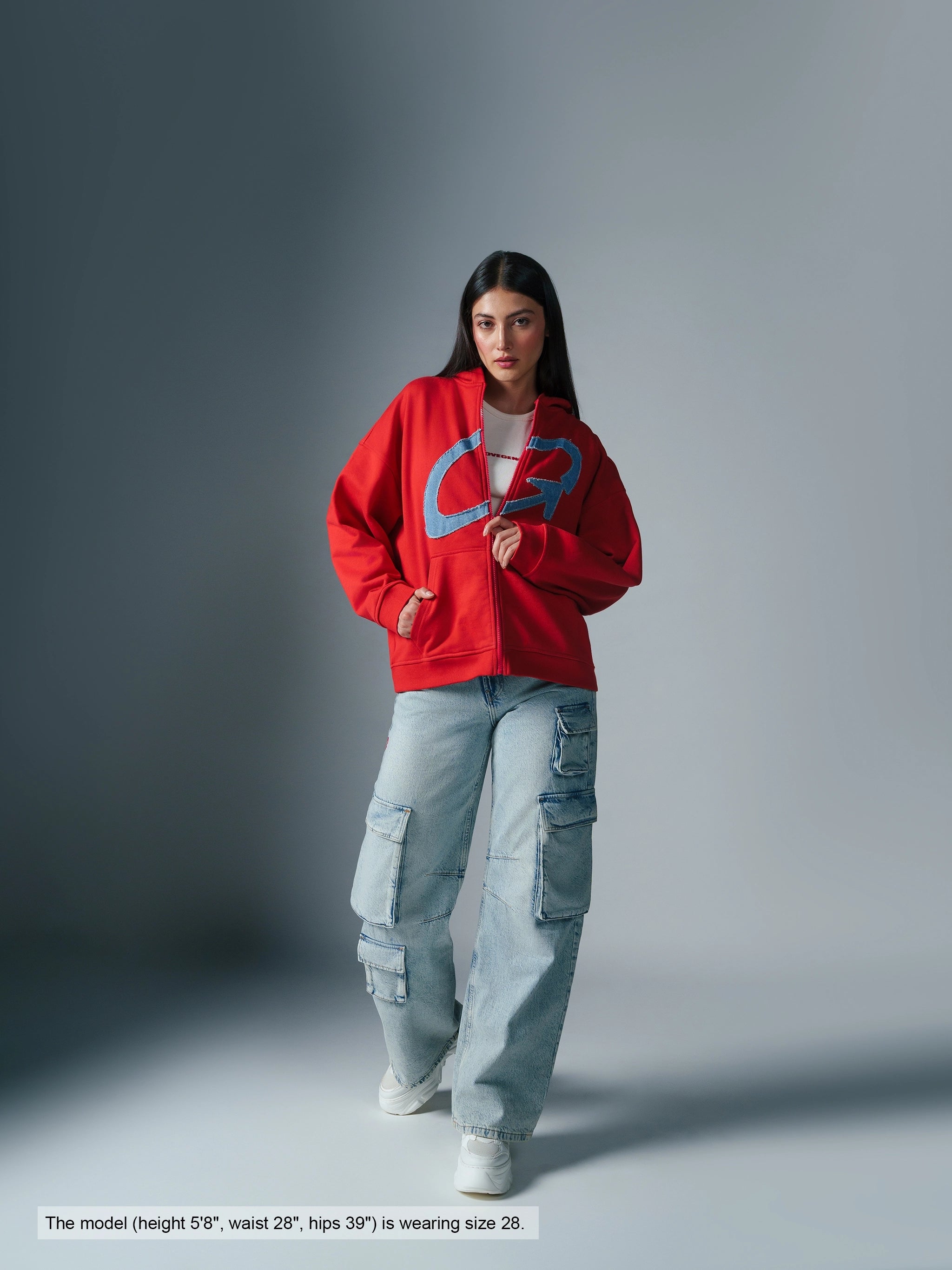 Utility Straight Cargos Light Blue