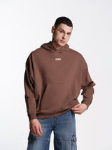 UNISEX BORN THIS WAY HOODIE BROWN