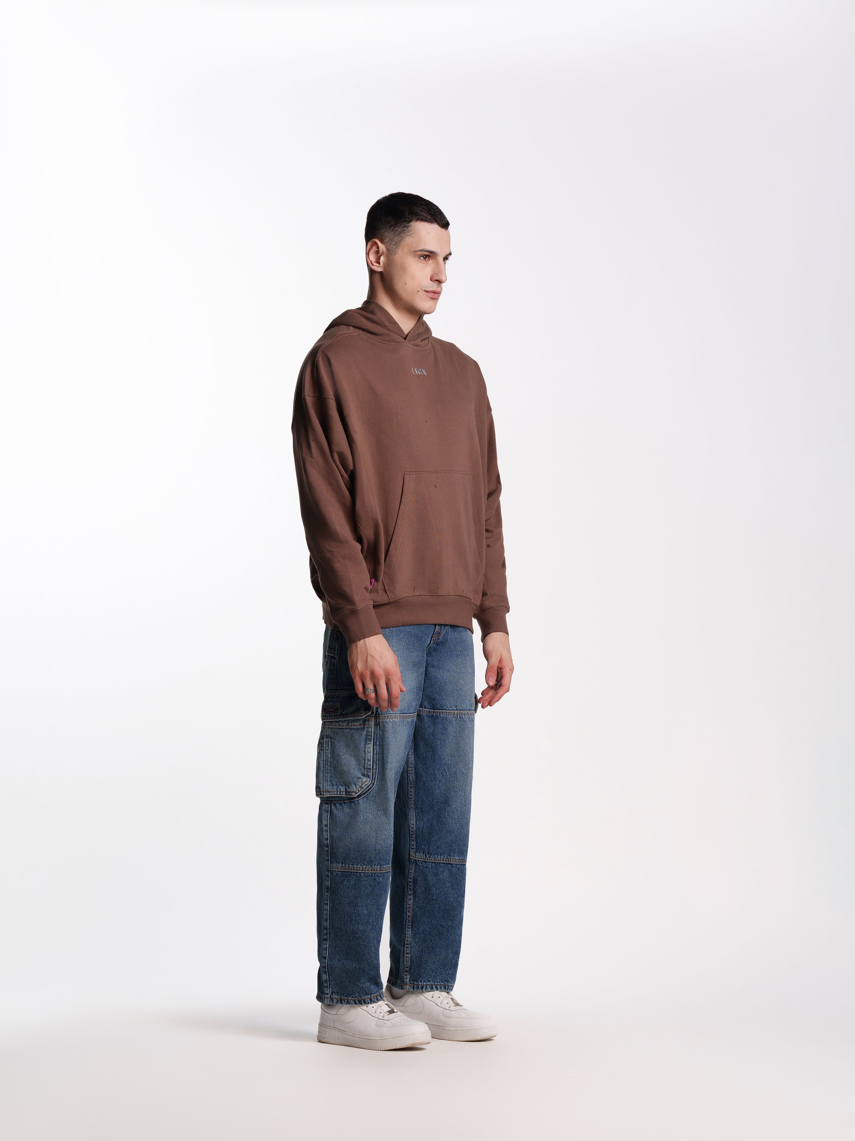 UNISEX ZIPO SKATER FIT JEANS DARK BLUE