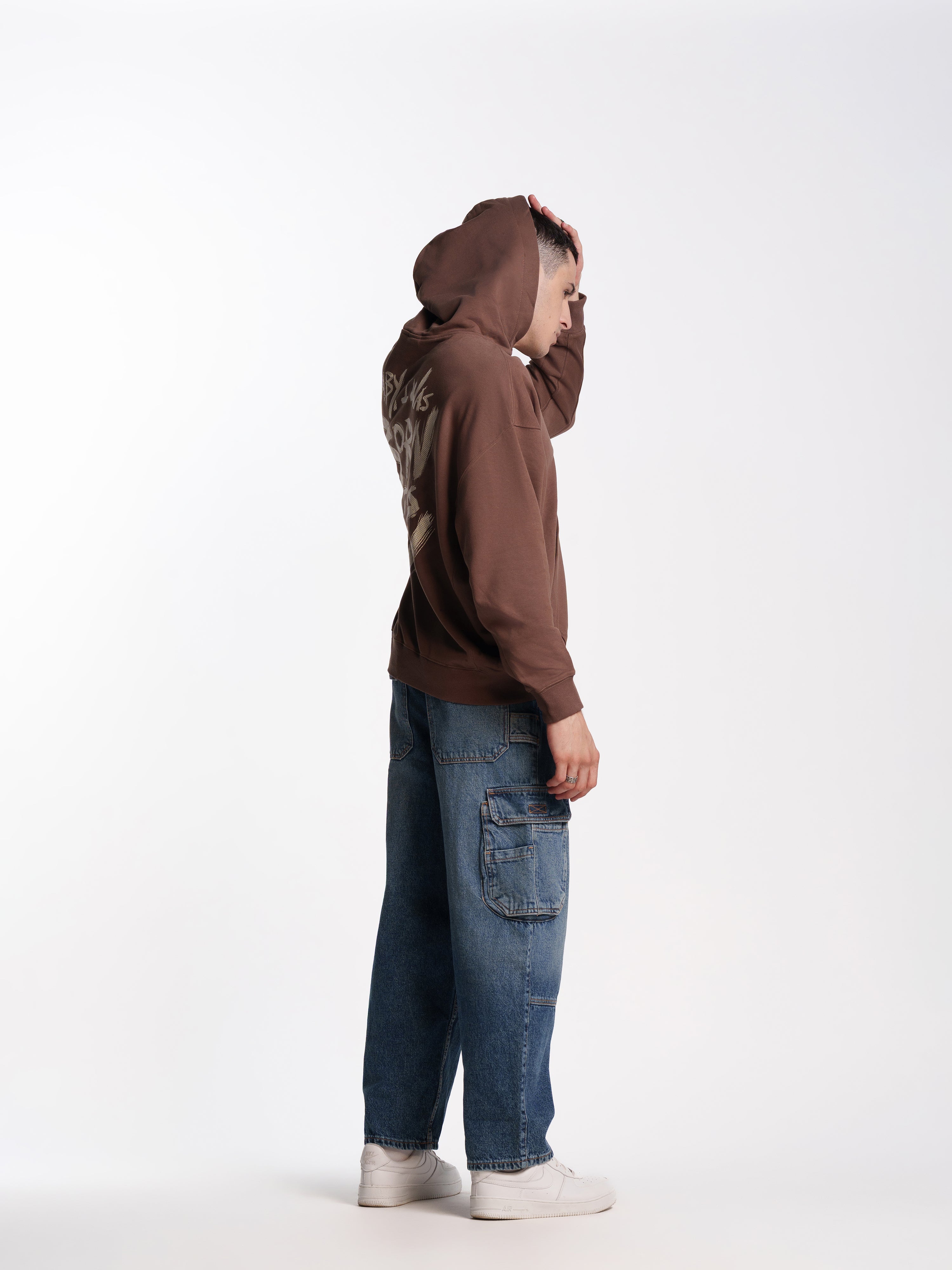 UNISEX ZIPO SKATER FIT JEANS DARK BLUE
