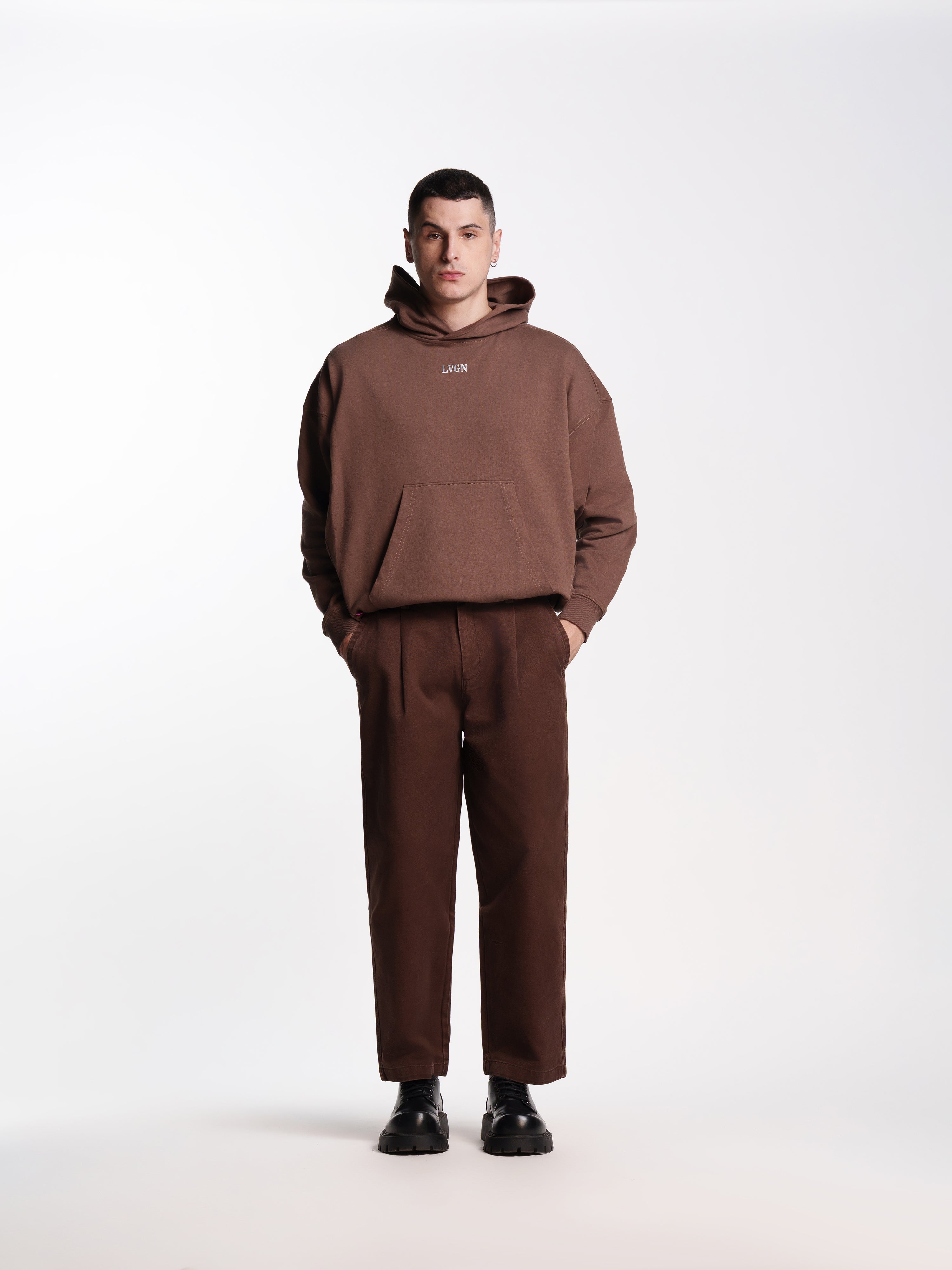 UNISEX BLAZE BROWN SLOUCHY JEANS