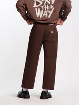 UNISEX BLAZE BROWN SLOUCHY JEANS