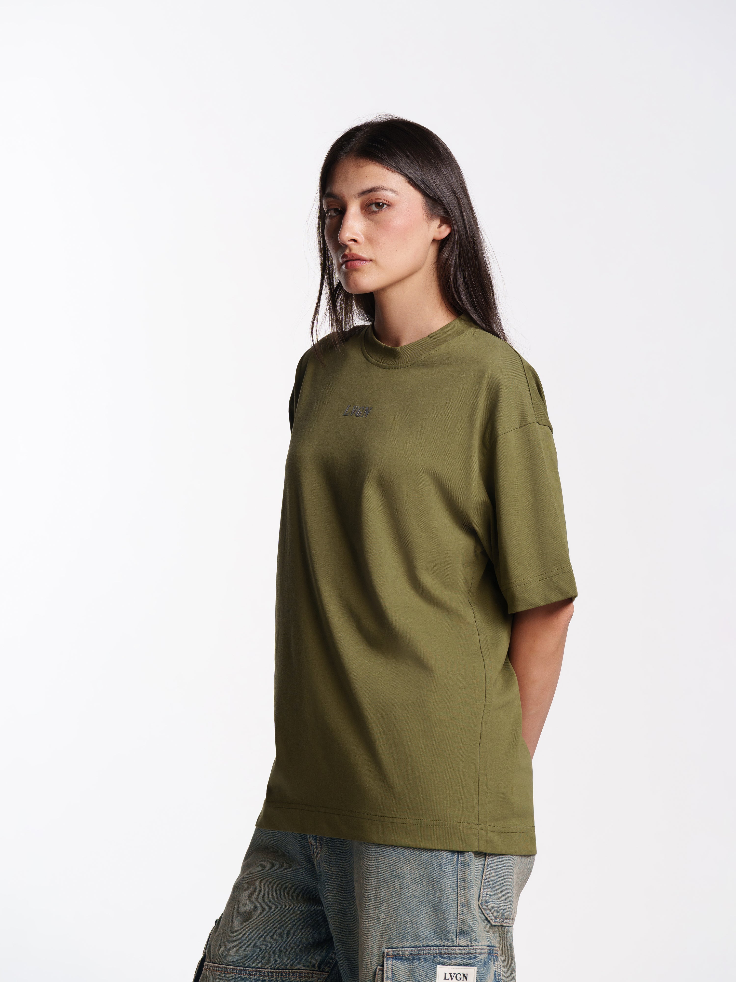 UNISEX BORN THIS WAY TEE GREEN