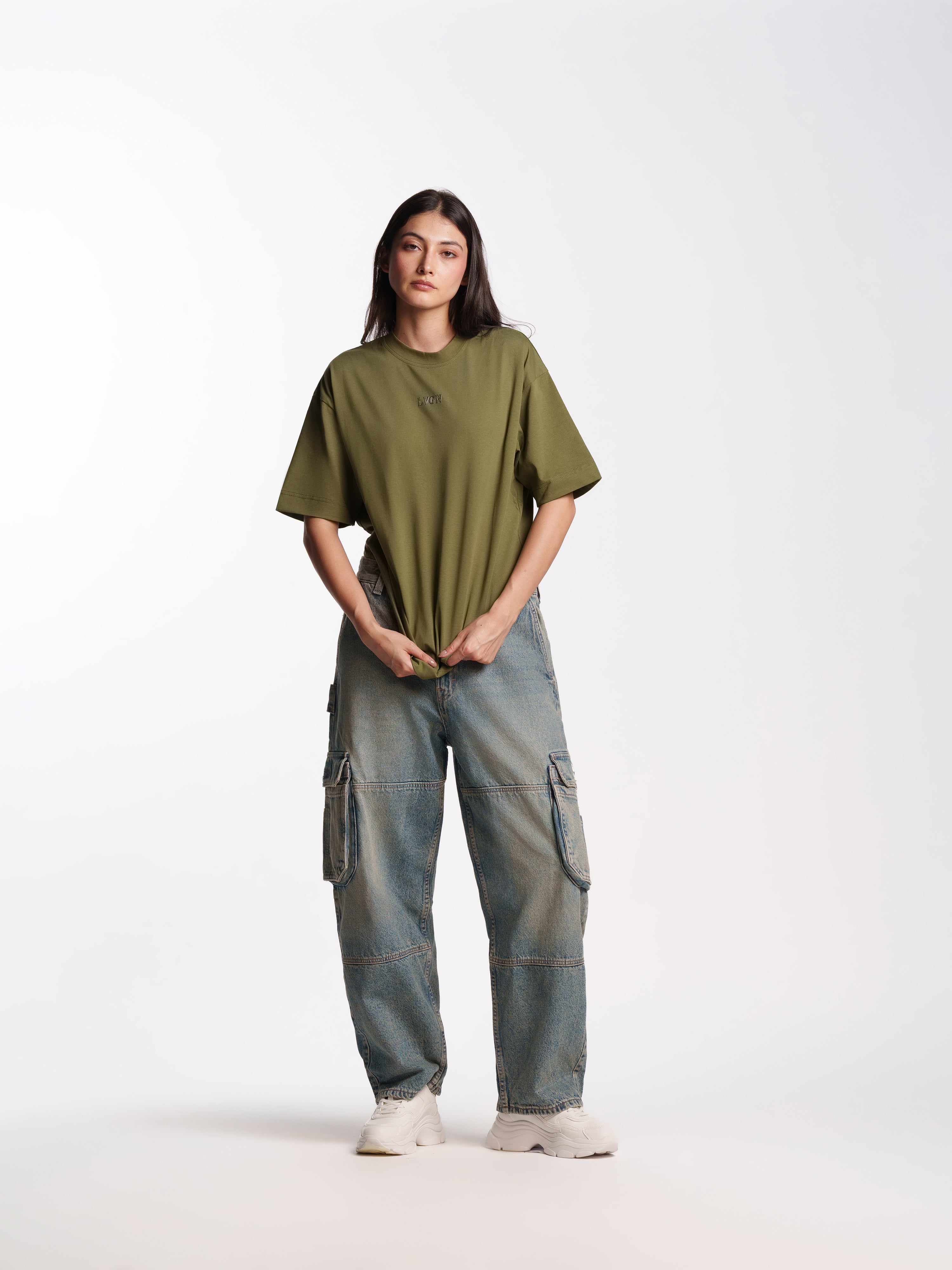 UNISEX BORN THIS WAY TEE GREEN