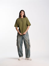 UNISEX BORN THIS WAY TEE GREEN