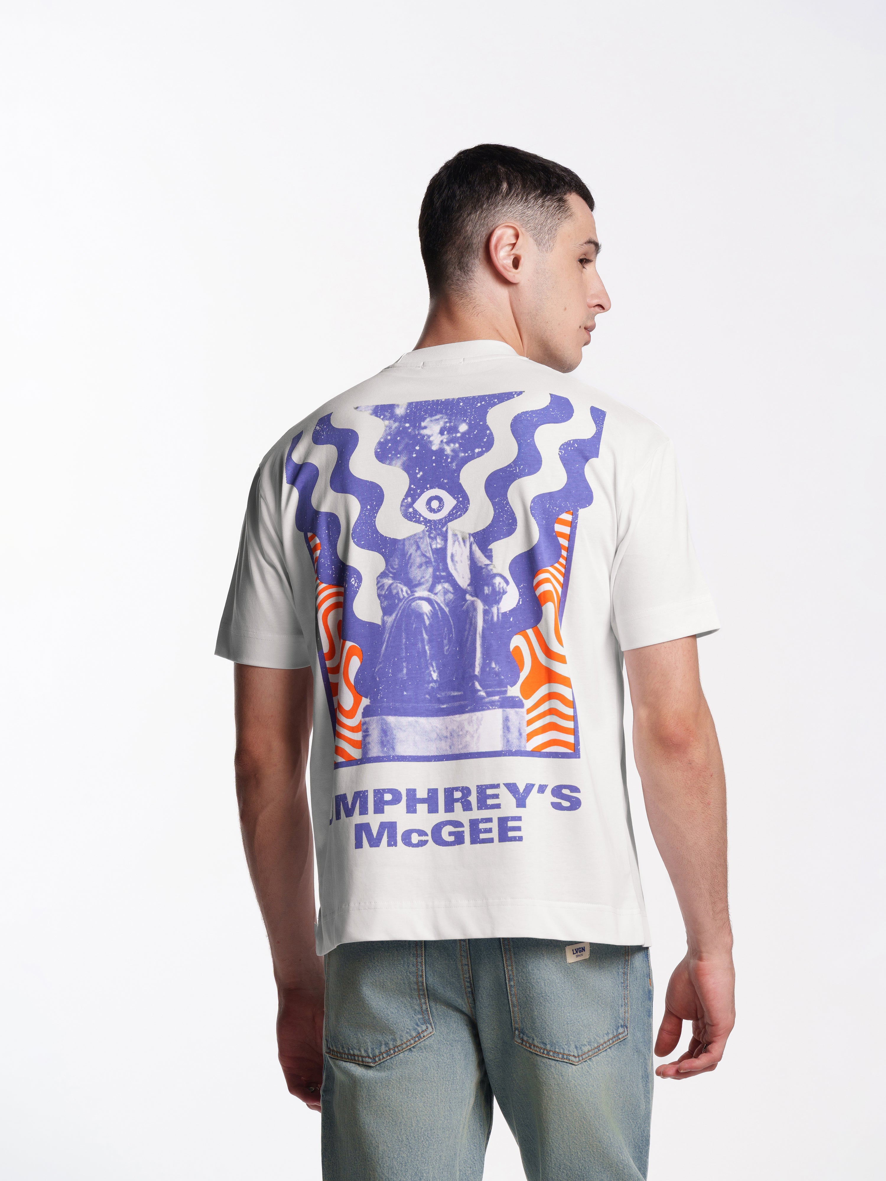 UNISEX APRICOT TRIPPY TEE