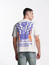 UNISEX APRICOT TRIPPY TEE