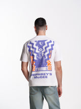 UNISEX IVORY WHITE TRIPPY TEE