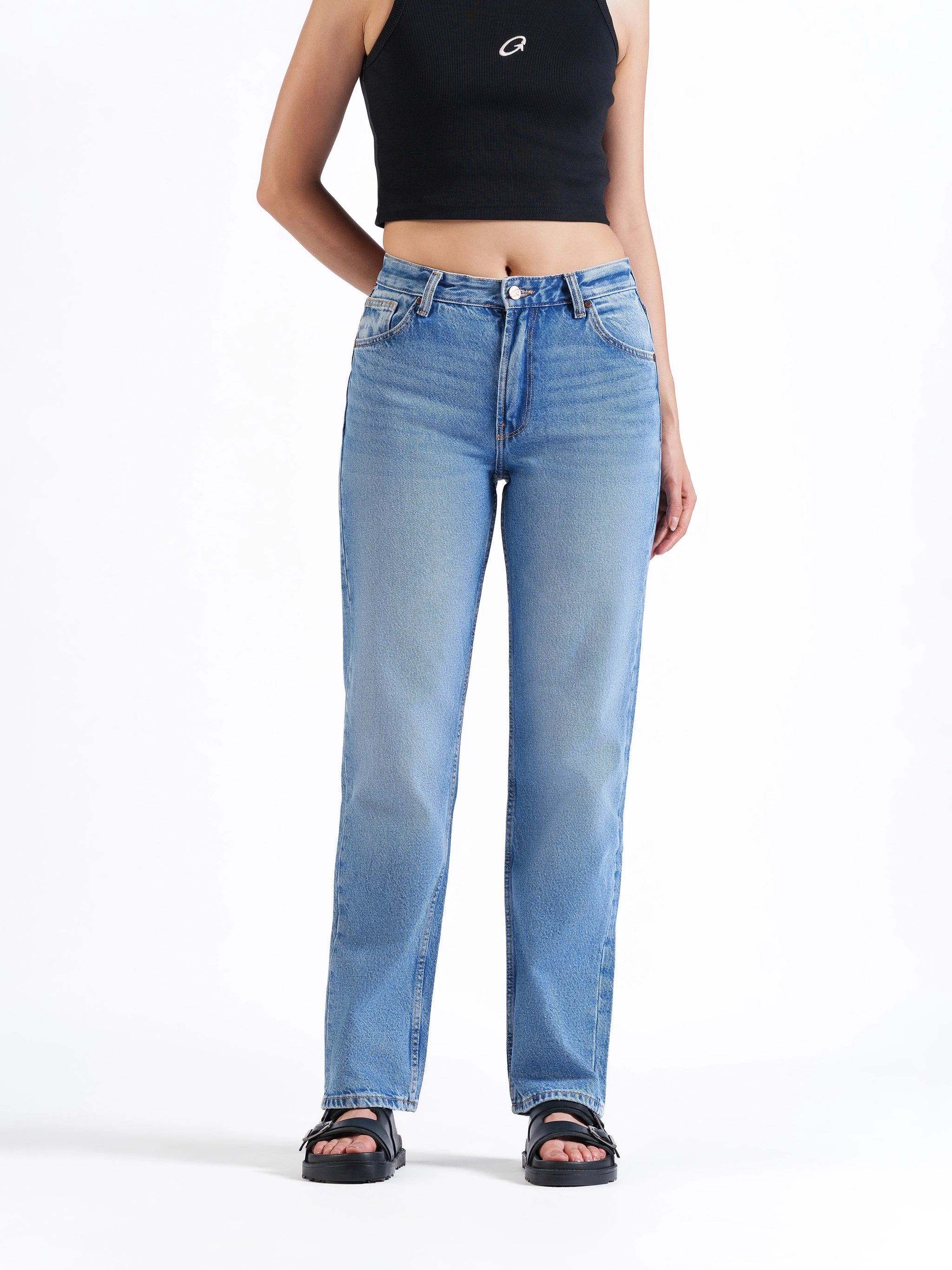Straight Jeans Light Blue