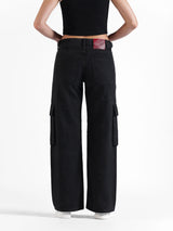 Utility Straight Cargos Black