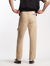 UNISEX TOM VINTAGE STRAIGHT FIT JEANS KHAKI