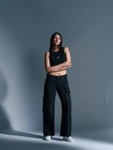 Utility Straight Cargos Black