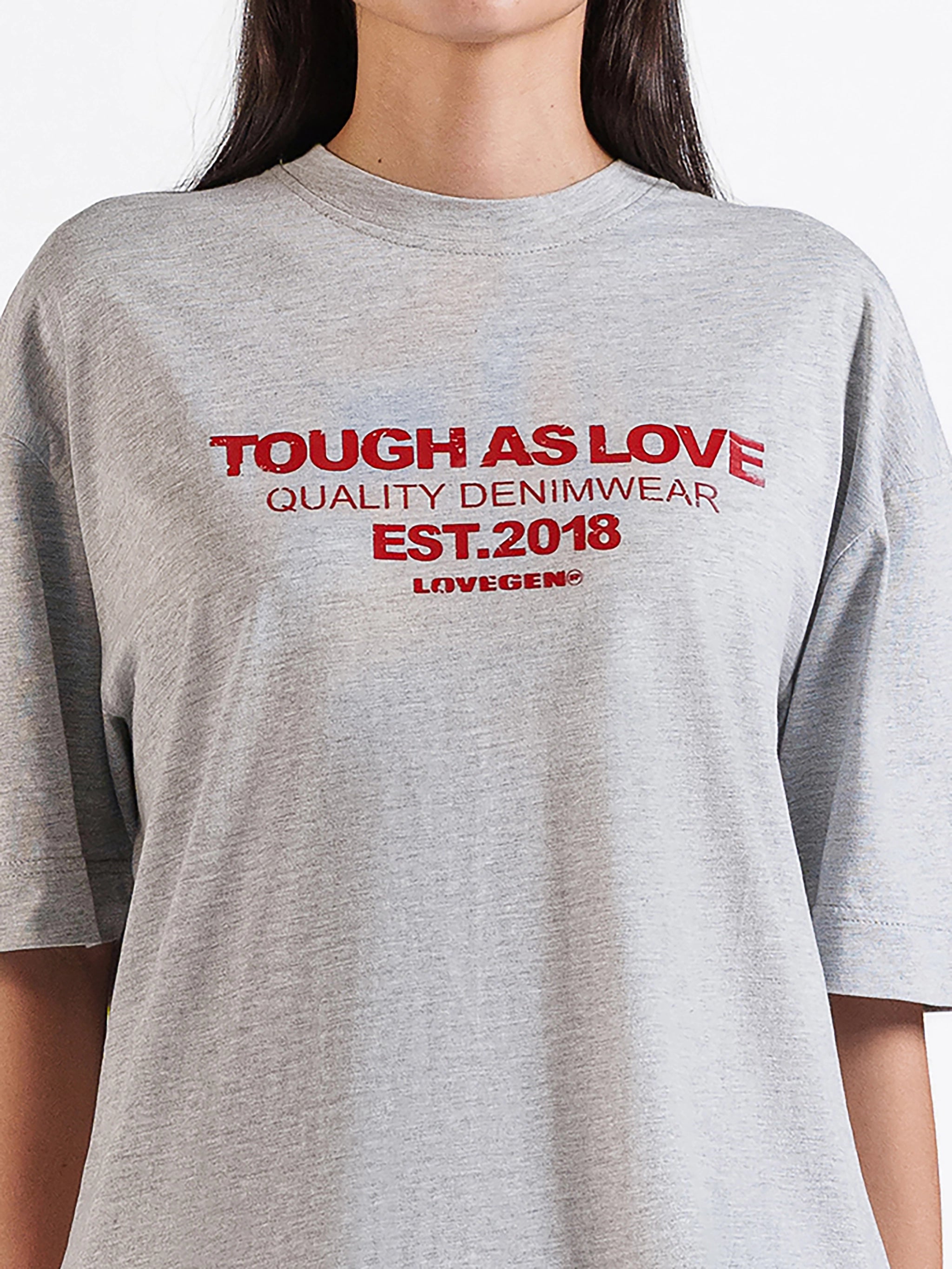 THE BARE TEE GREY