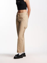 UNISEX TOM VINTAGE STRAIGHT FIT JEANS KHAKI