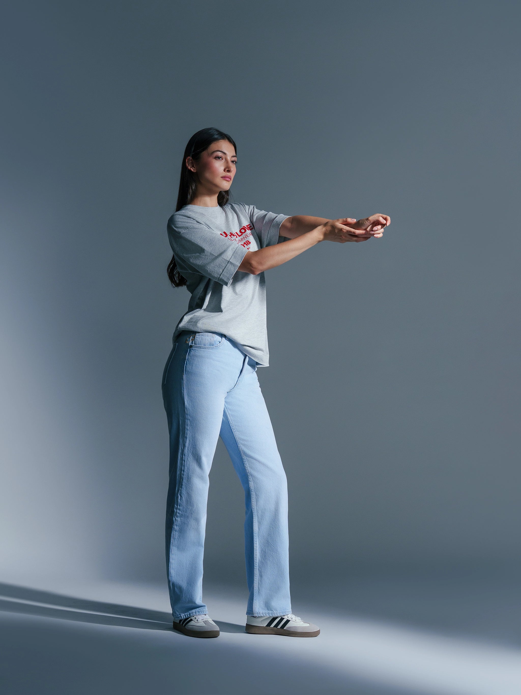 Classic Straight Jeans Light Blue