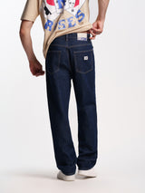 UNISEX HEMSWORTH BAGGY FIT JEANS DARK BLUE