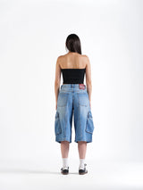 BAGGY JORTS LIGHT BLUE