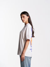 UNISEX IVORY WHITE TRIPPY TEE