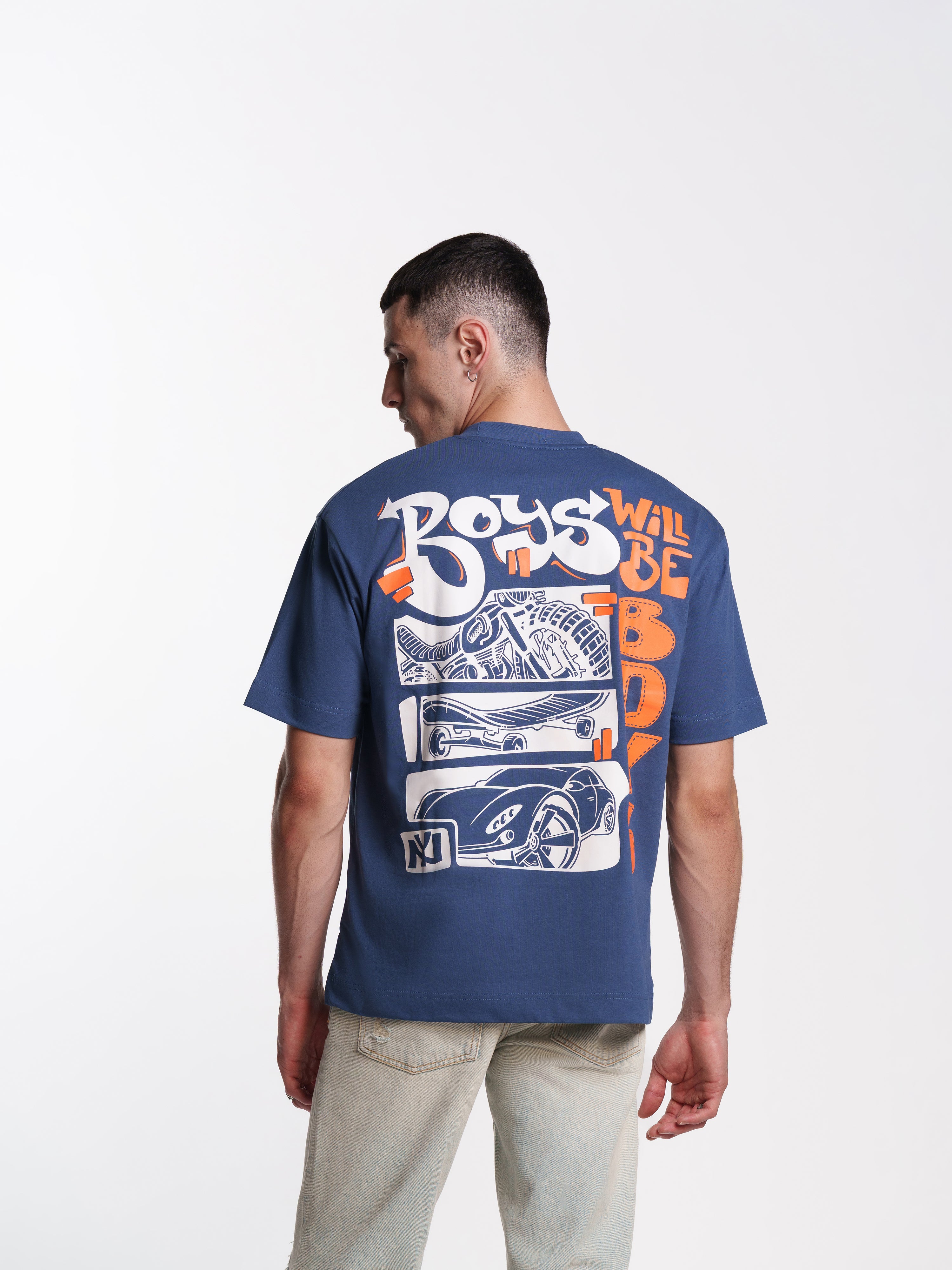 UNISEX BOYS WILL BE BOYS BLUE