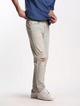 UNISEX TOM VINTAGE STRAIGHT FIT JEANS LIGHT BLUE