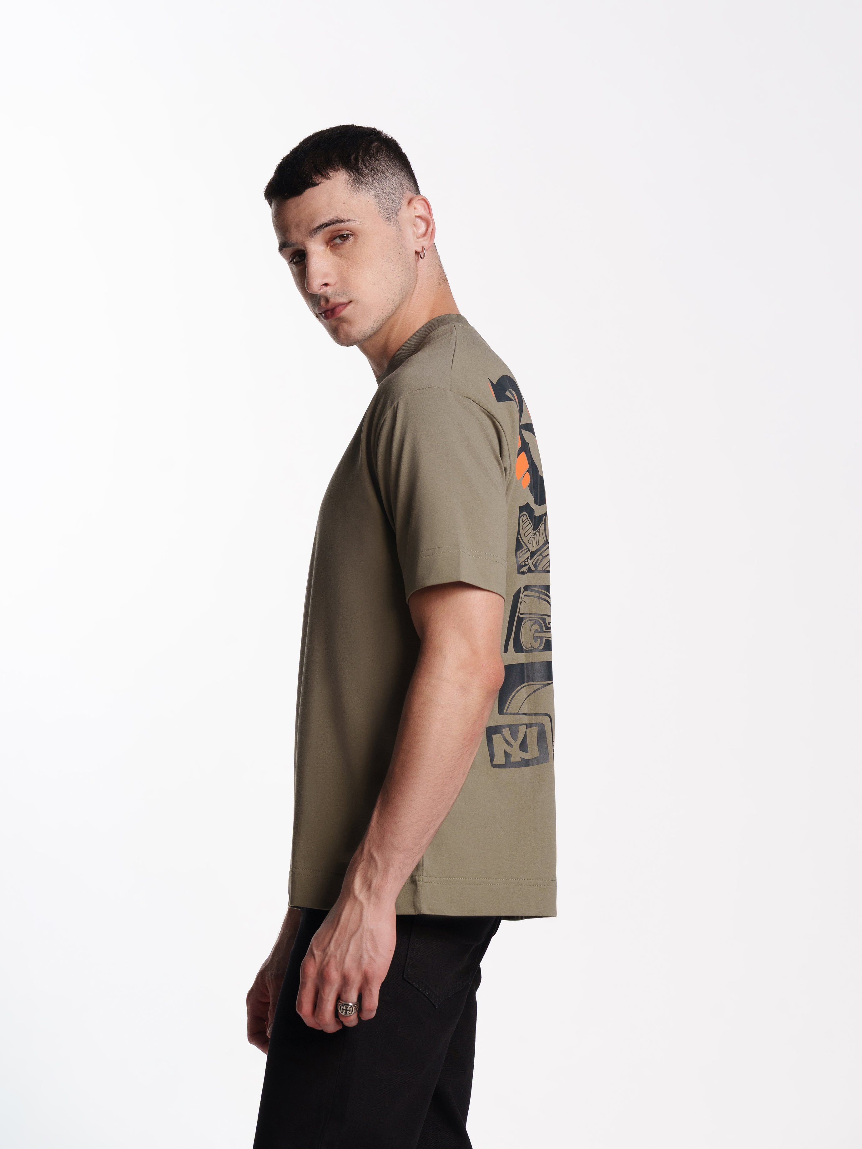 UNISEX BOYS WILL BE BOYS ARMY GREEN