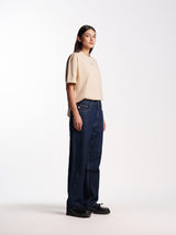 UNISEX HEMSWORTH BAGGY FIT JEANS DARK BLUE