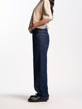 UNISEX HEMSWORTH BAGGY FIT JEANS DARK BLUE