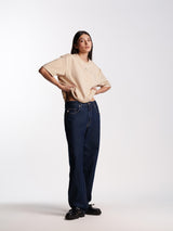 UNISEX HEMSWORTH BAGGY FIT JEANS DARK BLUE