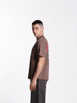 UNISEX F1 TEE BROWN
