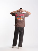UNISEX F1 TEE BROWN