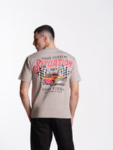 UNISEX F1 TEE ASH