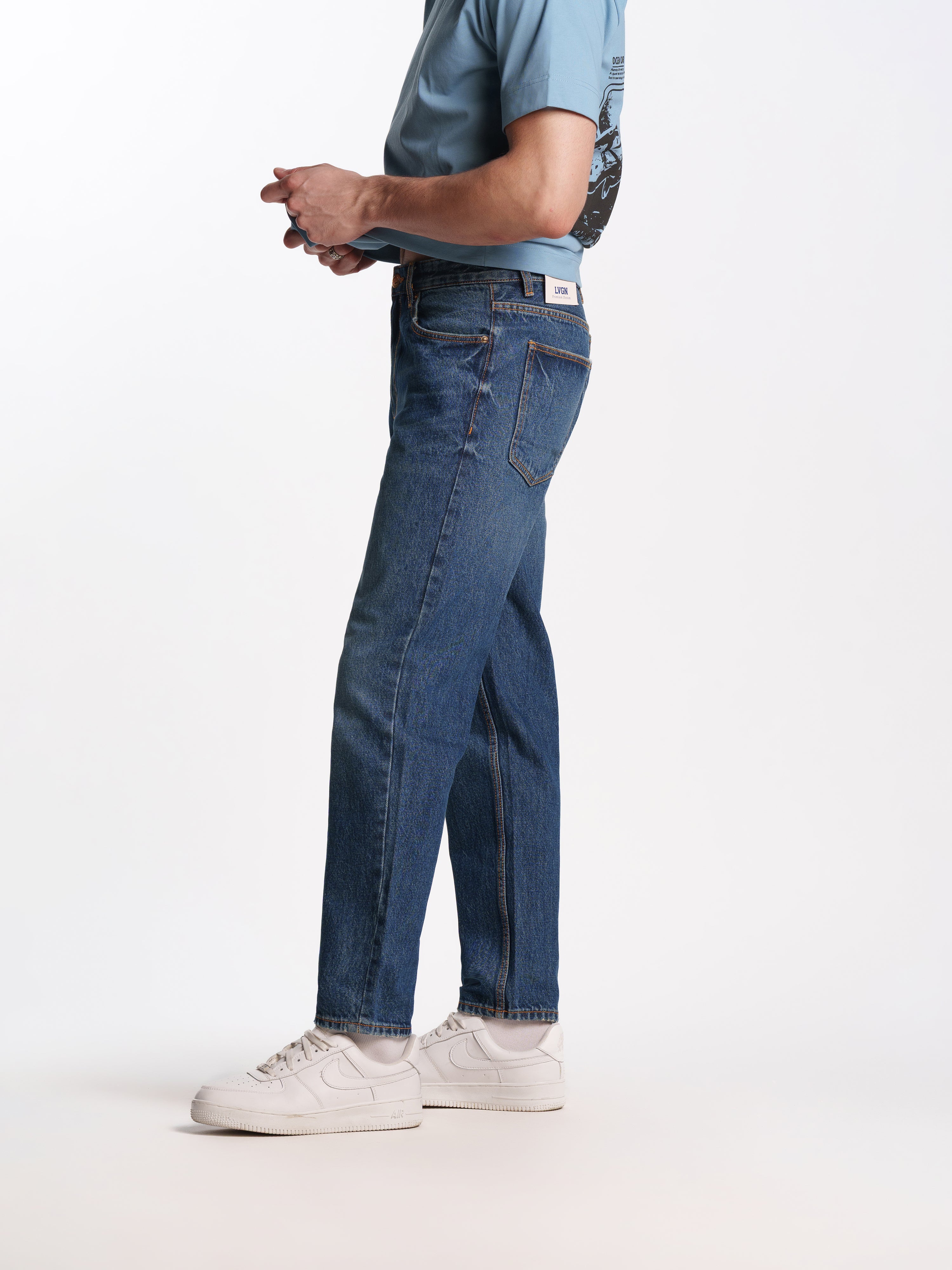 UNISEX TOM VINTAGE STRAIGHT FIT DARK BLUE